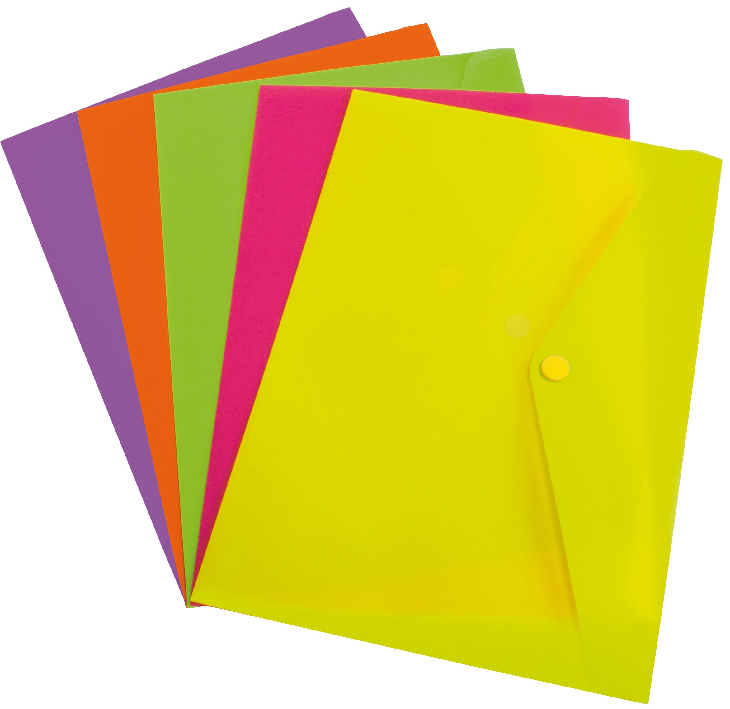 Fluorgraf Funda con broche Folio PP Ecoplas colores surtidos