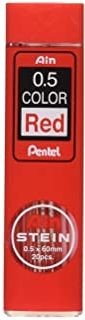 Pentel Minas Ain Stein C275-Rojo 0,5mm 20u